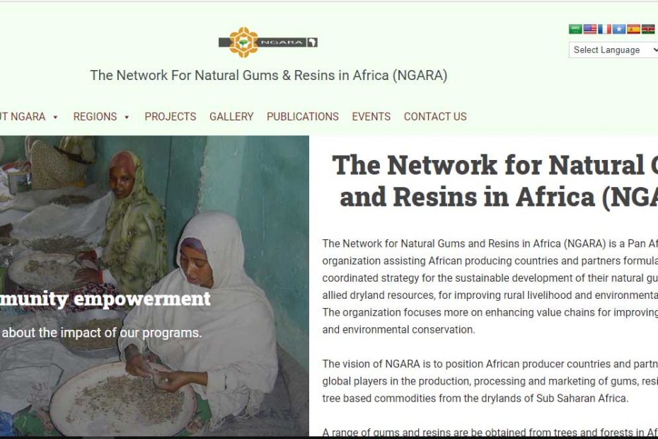 Portfolio-Network for Gums and Resins in Africa - NGARA