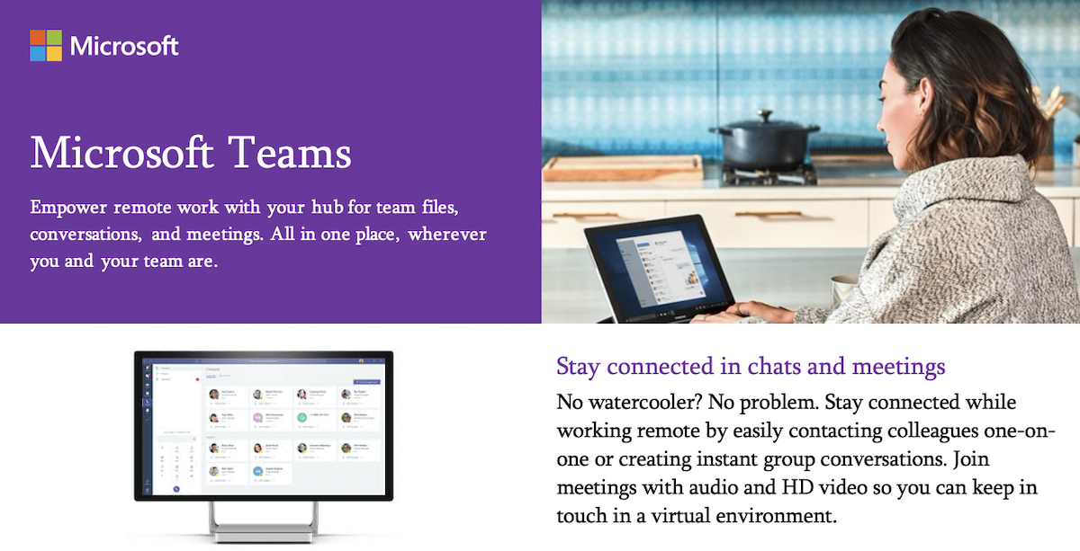 Introducing Microsoft Teams: empowering remote work - Stawitech - ERP ...